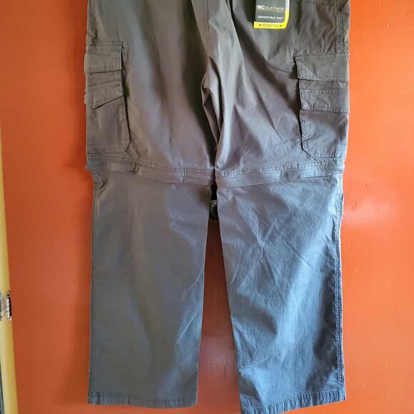 NEW Men's Cargo Convertible Pant (GRAY) - Picture 4 of 12